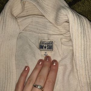 White/Cream Cardigan M